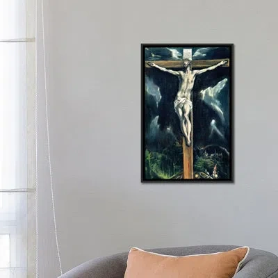 Icanvas 'crucifixion' By El Greco Painting Print On Wrapped Canvas In No Mat,wrapped Canvas