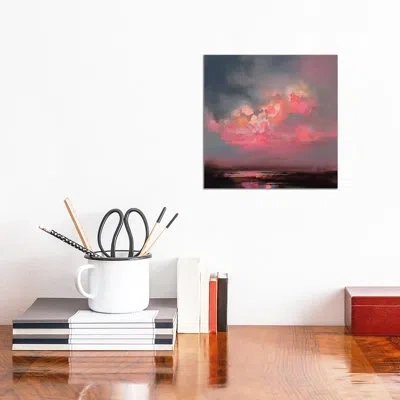 Icanvas Cumulus Consonance Study I By Scott Naismith - Painting Print In No Matte,wrapped Canvas
