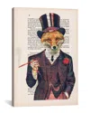 Icanvas Dapper Fox By Coco De Paris In Multi