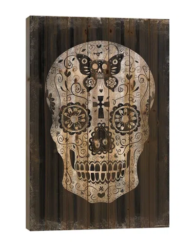 Icanvas Day Of The Dead Wood Print By Martin Wagner Wall Art