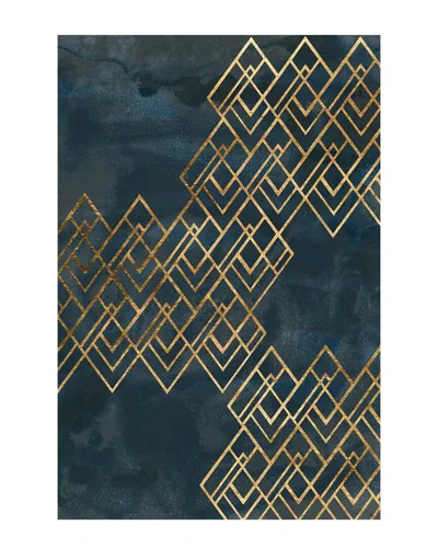 Icanvas Deco Pattern In Blue I By June Erica Vess Wall Art