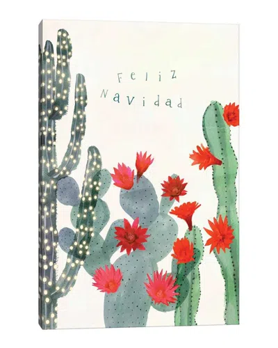 Icanvas Desert Christmas Cactus Ii Wall Art