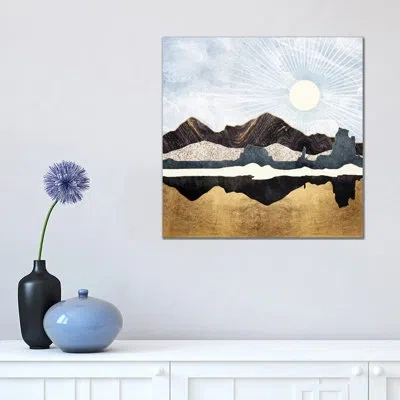 Icanvas Desert Gold - Graphic Art Print In Wrapped Canvas,no Matte