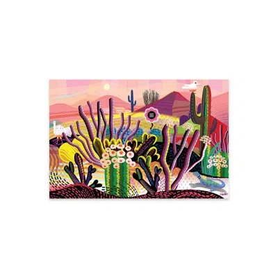 Icanvas Desert Trip Print On Acrylic Glass In White;pink;cream;tan;valencia;orchid Pin