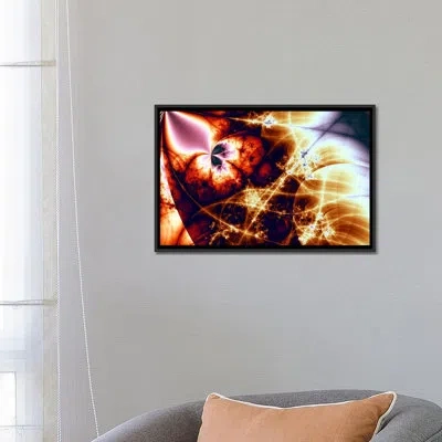 Icanvas Digital Electric Charge Graphic Art On Canvas In No Mat,wrapped Canvas