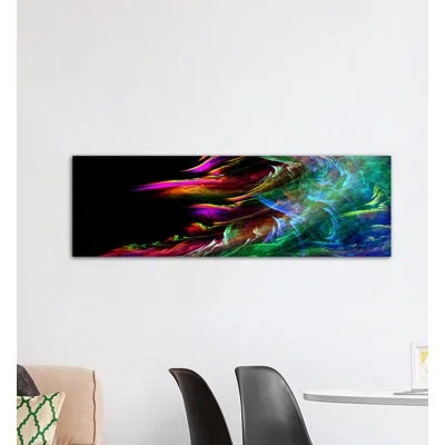 Icanvas Digital Fire Wave - Wrapped Canvas Print