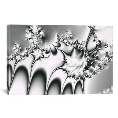 Icanvas Digital Nemesis - Wrapped Canvas Graphic Art Print In Gray