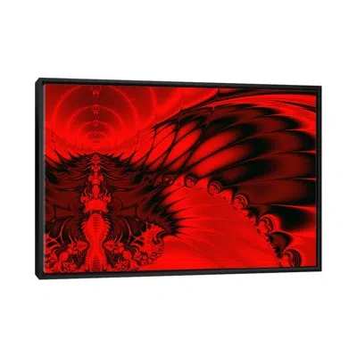 Icanvas Digital Red Falcon Graphic Art On Canvas In No Mat,wrapped Canvas