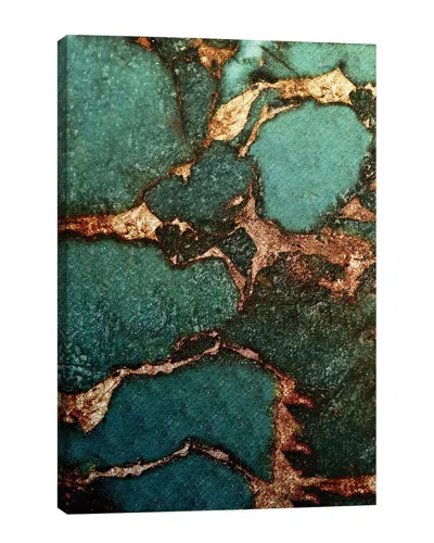 Icanvas Discontinued  Gemstone & Gold Emerald Wall Art By Monika Strigel