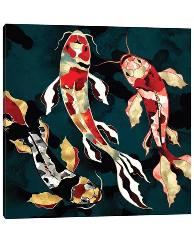 Icanvas Metallic Koi Canvas Wall Art