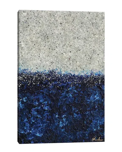 Icanvas Silver Sapphire Canvas Wall Art