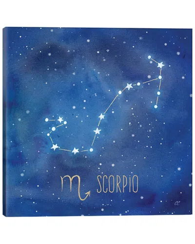 Icanvas Star Sign Scorpio By Cynthia Coulter Wall Art