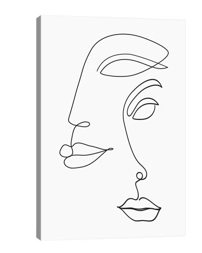 Icanvas Two Faced Wall Art By Honeymoon Hotel