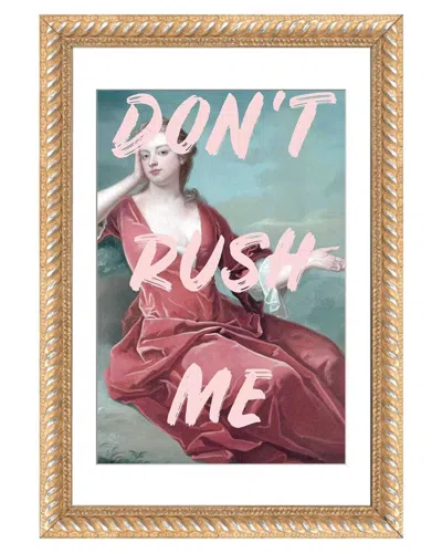 Icanvas Don't Rush Me By Grace Digital Art Co Wall Art In Red