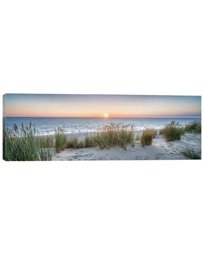 Icanvas Dune Beach Panorama At Sunset Wall Art By Jan Becke In Multi