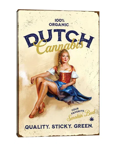 Icanvas Dutch Cannabis By The Whiskey Ginger Wall Art
