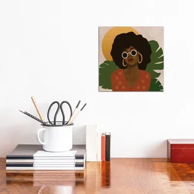 Icanvas Easy Livin By Sarah Dahir - Painting Print In No Matte,wrapped Canvas