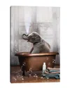 Icanvas Elephant In The Tub By Domonique Brown Wall Art