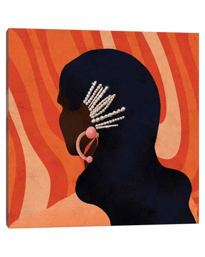 Icanvas Eva By Reyna Noriega Wall Art In Orange