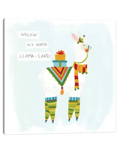 Icanvas Fa-la-la-la Llama Ii Wall Art