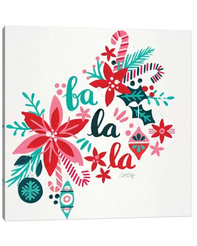 Icanvas Fa La La White Wall Art