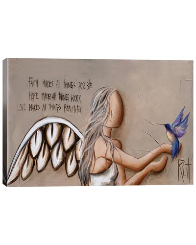 Icanvas Faith Hope Love Wall Art By Rut Art Creations