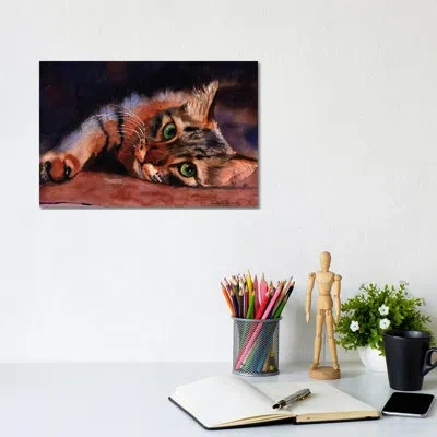 Icanvas Floored By Rachel Parker - Painting Print In No Matte,wrapped Canvas