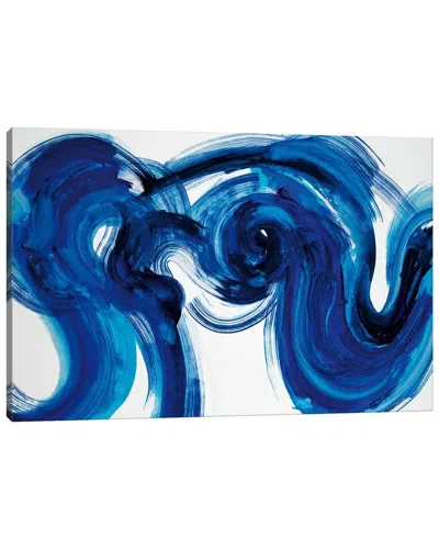 Icanvas Flourish By Randy Hibberd Wall Art In Blue