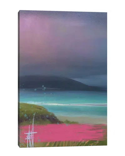 Icanvas Flower Island Storm Pink By Juliana Loomer Wall Art In Multi