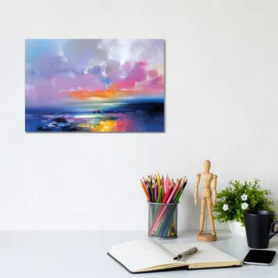 Icanvas Fractal Reflections By Scott Naismith - Painting Print In No Matte,wrapped Canvas