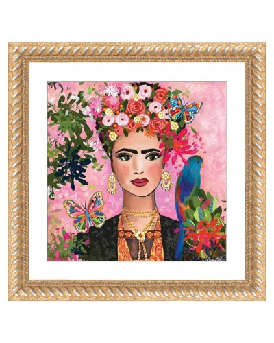 Icanvas Frida In Her Garden By Brenda Bush Wall Art In Multi