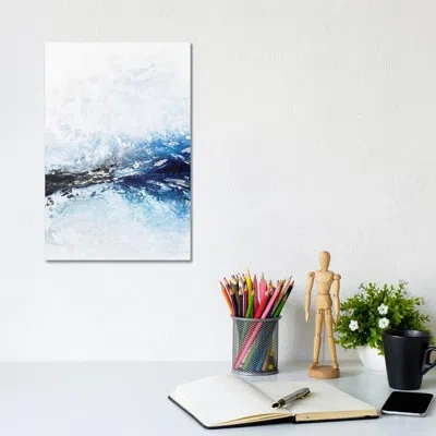 Icanvas Frozen Ocean By Spellbound Fine Art - Graphic Art Print In Wrapped Canvas,no Mat