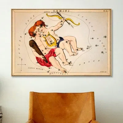 Icanvas 'gemini' By Sidney Hall Graphic Art On Canvas In Wrapped Canvas,no Mat