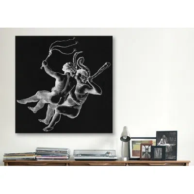 Icanvas Gemini Ii Graphic Art On Canvas In Black;gray