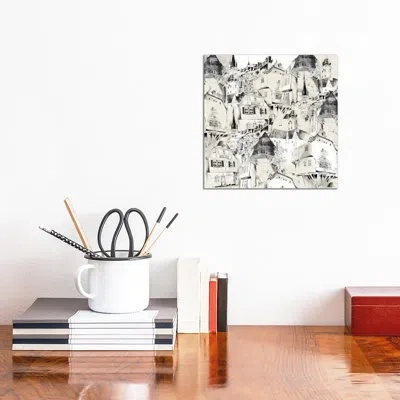 Icanvas Germany Historical View Bad Kreuznach By Ana Rut Bré - Graphic Art Print In No Matte,wrapped Canvas