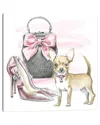 Icanvas Glamour Pups I By Beth Grove Wall Art