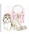 ICANVAS GLAMOUR PUPS II BY BETH GROVE WALL ART