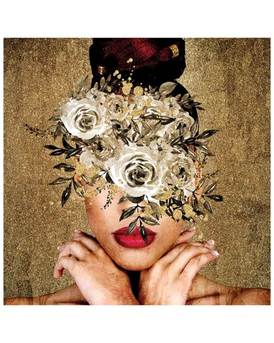 Icanvas Glamour Woman Ii By Kimberly Allen Wall Art In Brown
