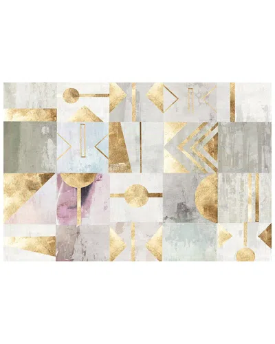 Icanvas Gold Deco By Pi Studio Wall Art In Multi