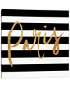Icanvas Gold Paris Collection I Canvas Wall Art