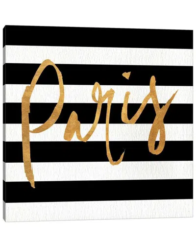Icanvas Gold Paris Collection I Canvas Wall Art