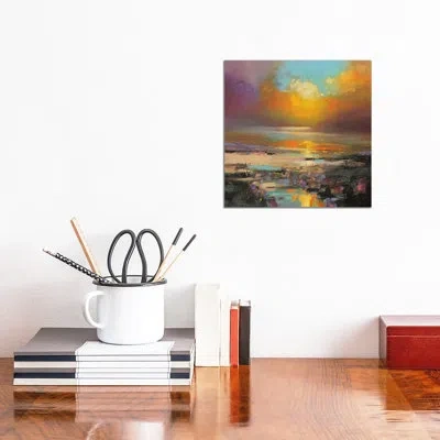 Icanvas Golden Light By Scott Naismith - Graphic Art Print In No Mat,wrapped Canvas