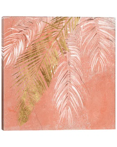 Icanvas Golden Palms I Wall Art  By Jennifer Paxton Parker In Pink