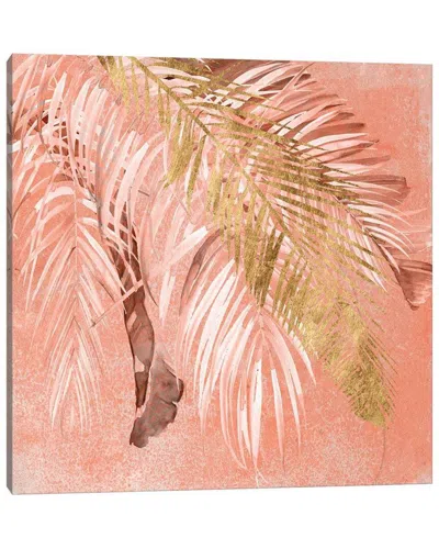 Icanvas Golden Palms Ii Canvas Wall Art