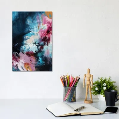 Icanvas Gongbi Ii By Sana Jamlaney - Painting Print In Wrapped Canvas,no Matte