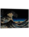 Icanvas Great Wave At Night Canvas Wall Art