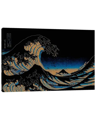 Icanvas Great Wave At Night Canvas Wall Art