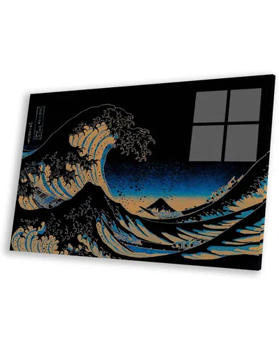 Icanvas Great Wave At Night Print On Acrylic Glass By 5by5collective
