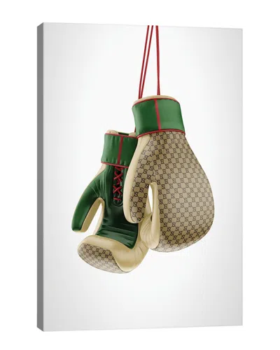 Icanvas Gucci Boxing Gloves Wall Art By Antonio Brasko In Neutral