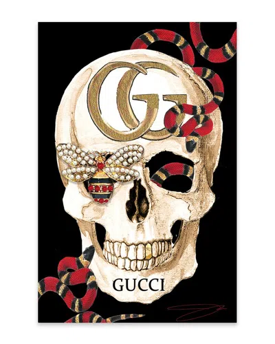 Icanvas Gucci Skull Ii Print On Acrylic Glass By Studio One In Multi